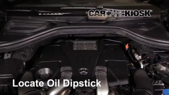 2013 Mercedes-Benz GL450 4.6L V8 Turbo Huile Vérifier le niveau de l'huile